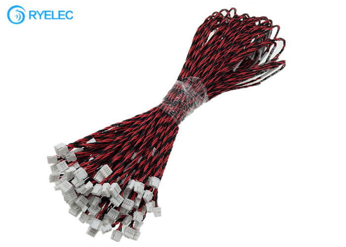 Cabo do chicote de fios do fio do OEM com terminal SSHL-002T-P0.2 do conector GHR-04V-S do passo de Jst 1.25mm