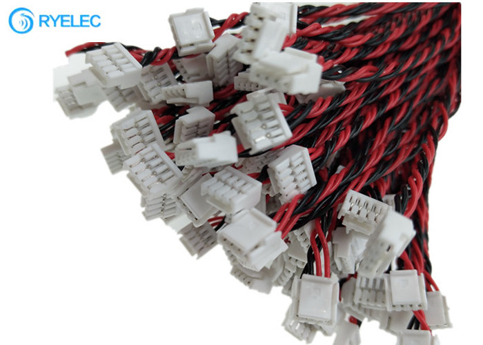 Cabo do chicote de fios do fio do OEM com terminal SSHL-002T-P0.2 do conector GHR-04V-S do passo de Jst 1.25mm