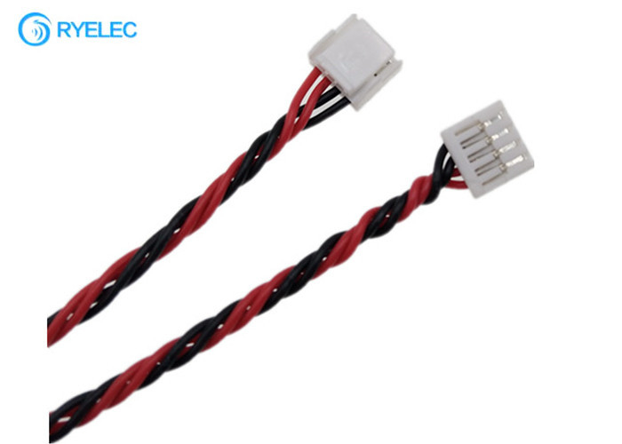 Cabo do chicote de fios do fio do OEM com terminal SSHL-002T-P0.2 do conector GHR-04V-S do passo de Jst 1.25mm