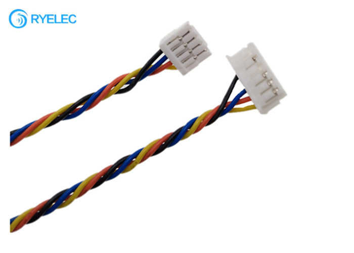 ZHR1.5 JST 6PIN ao terminal do fio torcido eletrônico do conector de JST-GH 4P para a cabeça de cópia da impressora