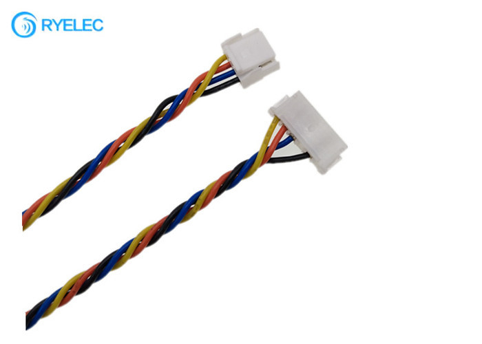 ZHR1.5 JST 6PIN ao terminal do fio torcido eletrônico do conector de JST-GH 4P para a cabeça de cópia da impressora