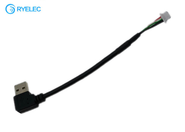Conector SH do micro JST do Pin do passo 5 do costume 1.0mm a USB um cabo da tomada masculina de ângulo direito