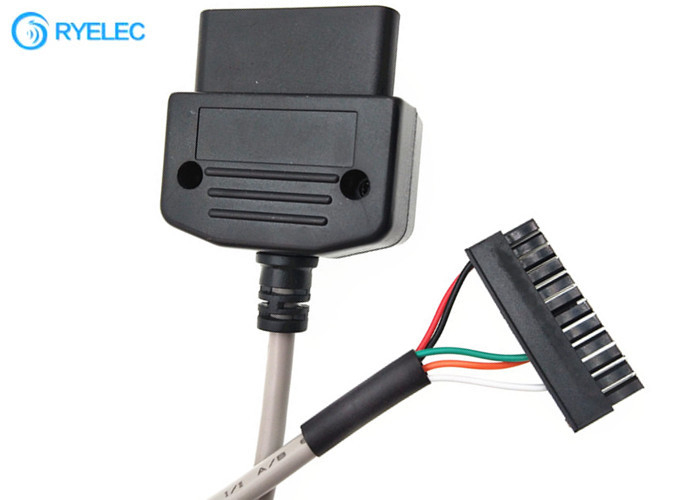 Homem ODB2 a Molex Microfit 3,0 43025-2400 com cabo de extensão diagnóstico do auto carro do PVC