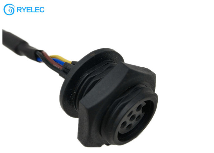 Conector fêmea impermeável feito sob encomenda da montagem M16 do painel com 2,0 milímetros JST PAP-06 V-S Cable