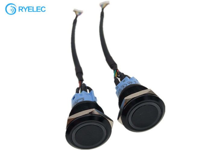 A tecla IP65 impermeável conduziu o interruptor do botão a 2.0MM 7 cabo do PVC do Pin JST PAP-07V-S
