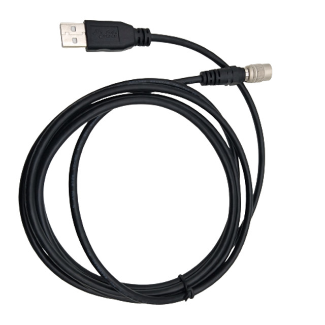 Conjunto de chicote de fios feito sob encomenda do fio de  6 Pin Push Pull Circular USB2.0 para câmeras