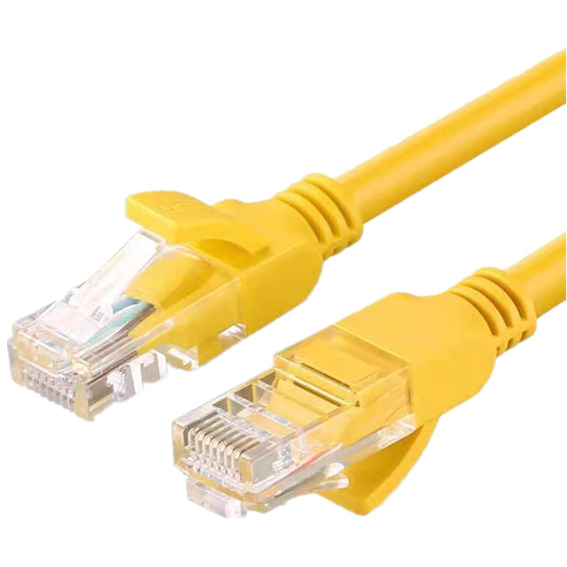Cabo ethernet liso 3M Rj 45 do cabo de remendo da rede de Cat5E Cat6