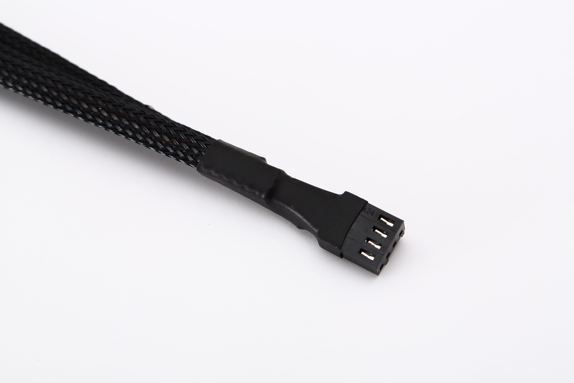 1 a 3 Way Splitter Sleeve 4 Pin Pwm Connector Cable de extensão de ventilador de computador 4p One Point Three