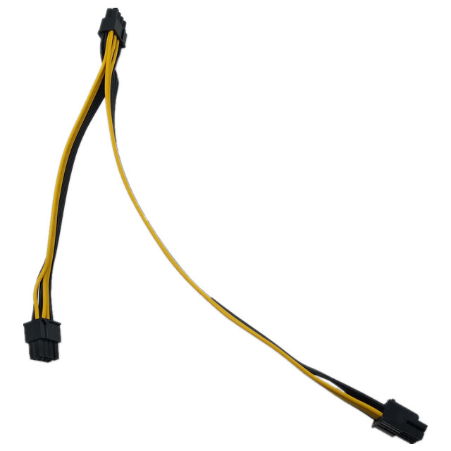30cm 8 tensão do cabo distribuidor de corrente 600V da placa gráfica do gpu do pino