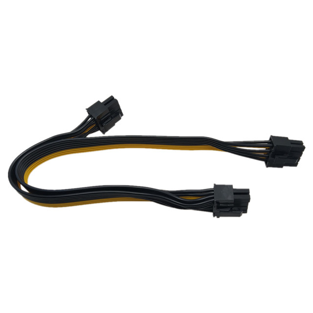30cm 8 tensão do cabo distribuidor de corrente 600V da placa gráfica do gpu do pino