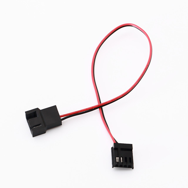 Cabo distribuidor de corrente pequeno do divisor 4pin do encabeçamento de Pin To Cpu Radiator Fan do drive de disquetes do cartão-matriz