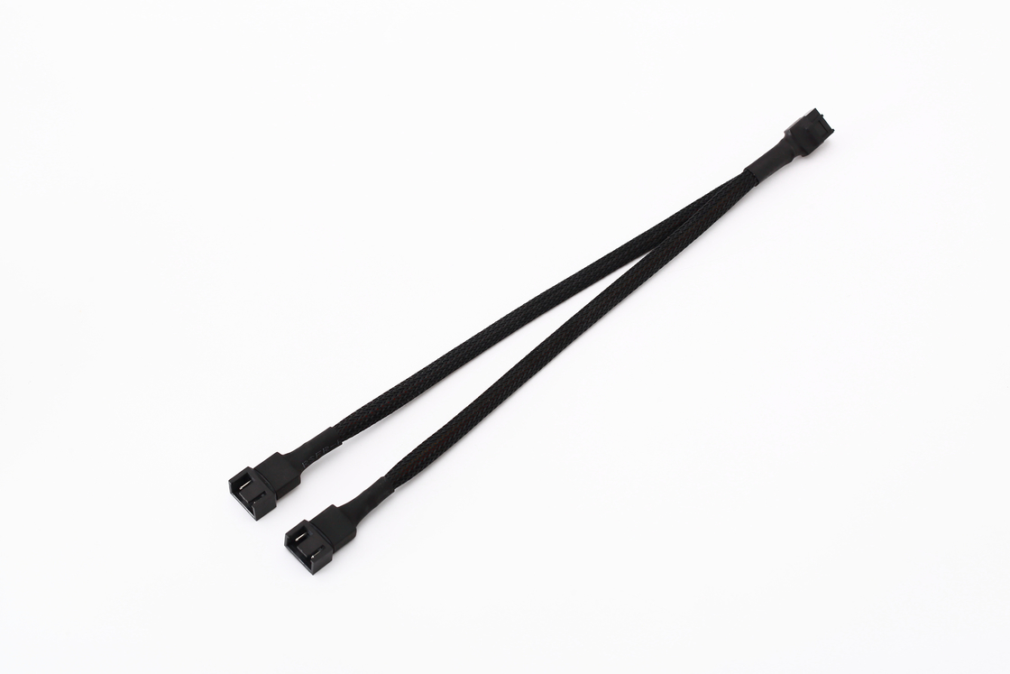 O divisor do fã do PC de Ul1007 22awg cabografa o Pin de Pin To 3 do divisor 4 do fã de Pwm