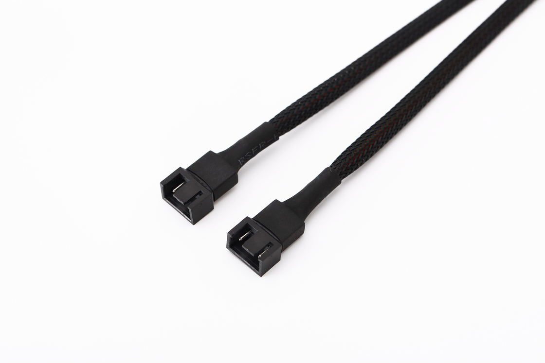 O divisor do fã do PC de Ul1007 22awg cabografa o Pin de Pin To 3 do divisor 4 do fã de Pwm